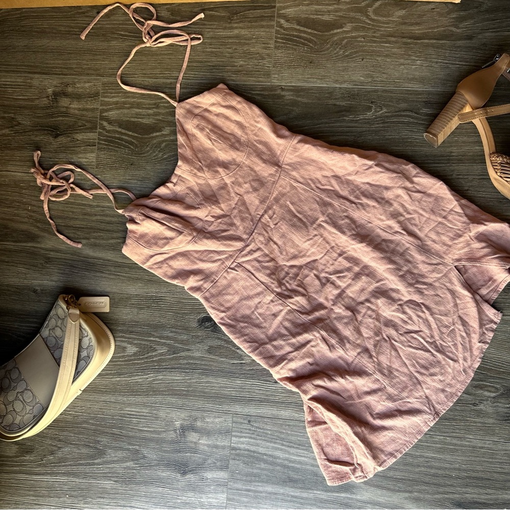 Aeropostale Light Pink Casual Dress - Picture 4 of 5